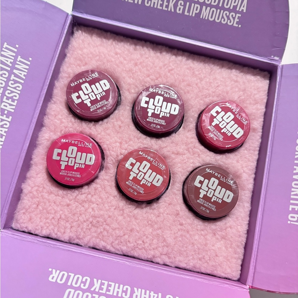 Maybelline Cloud Pout Lip/cheek Mousse Collection